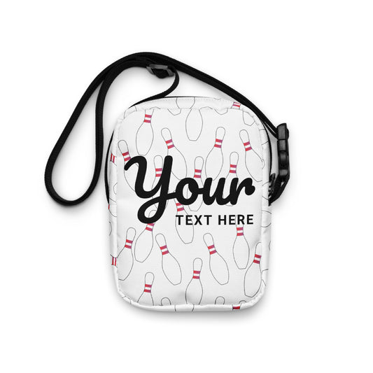 Bowling pin Utility crossbody bag personalized Default Title
