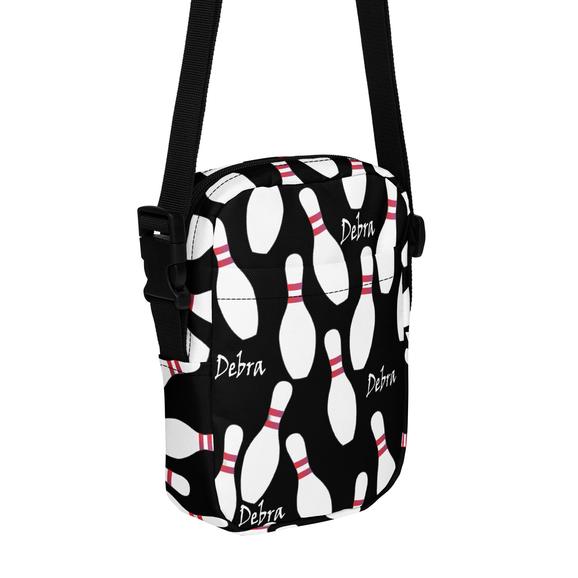 Bowling Pin Utility Crossbody Personalized Bag Default Title