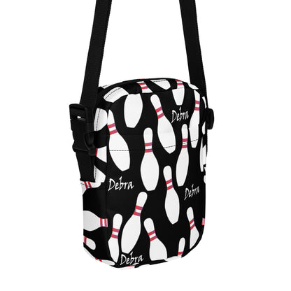 Bowling Pin Utility Crossbody Personalized Bag Default Title