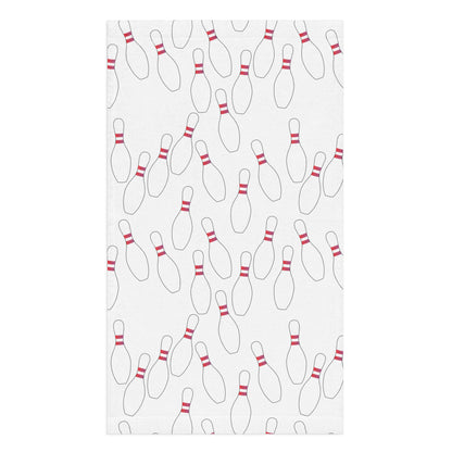 Bowling Pin Hand Towel Default Title