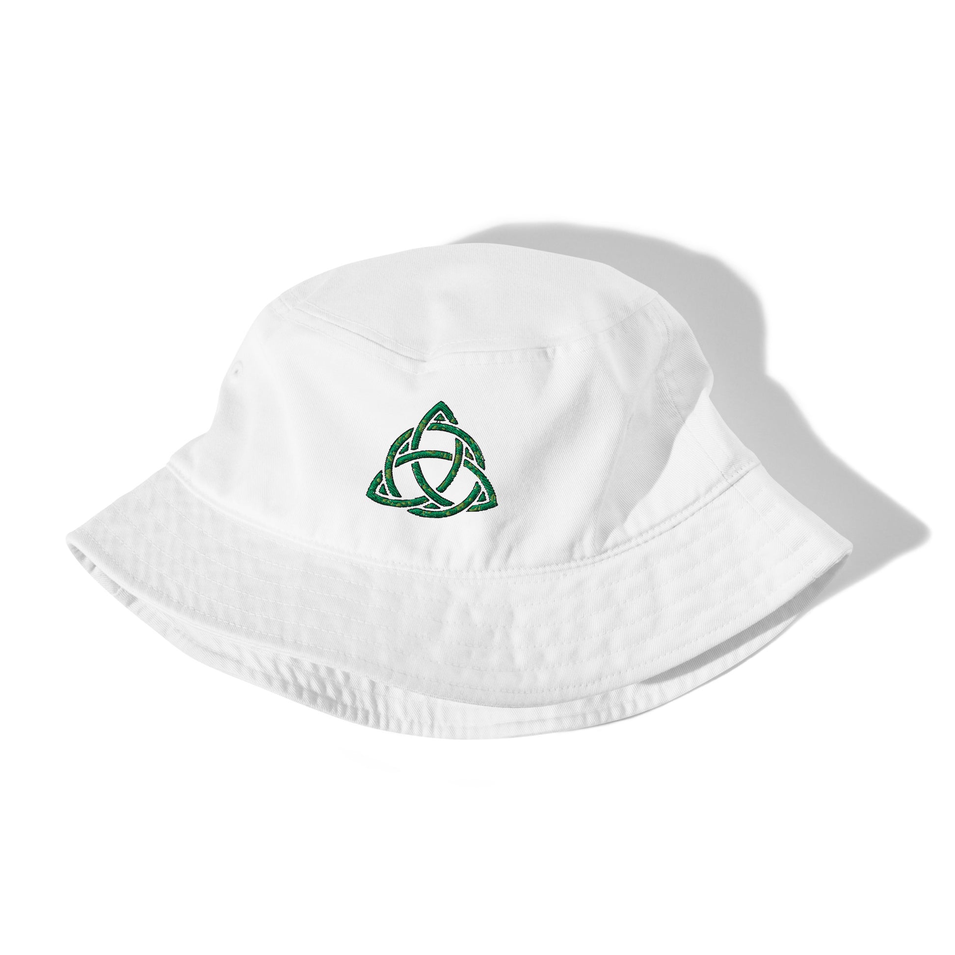 Celtic Knot Triquetra Organic bucket hat