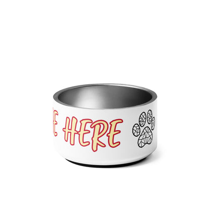 Custom Dog Bowl