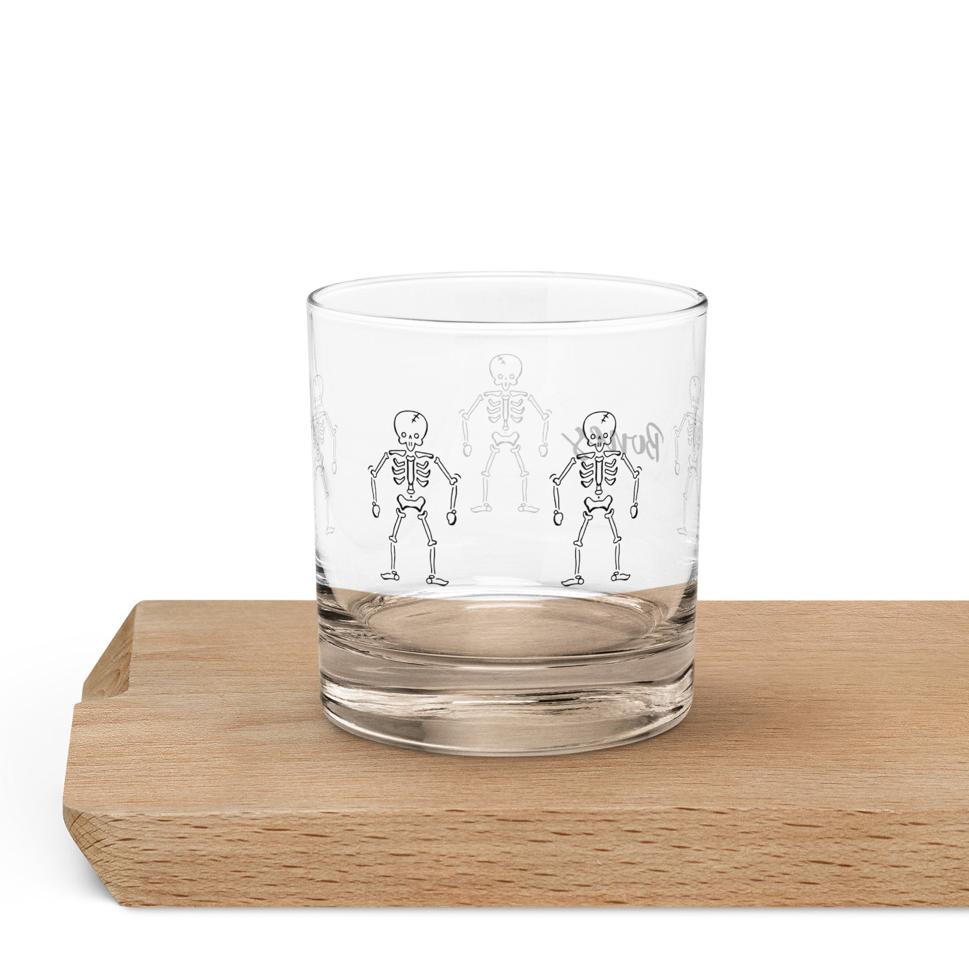 Skeleton Rocks glass