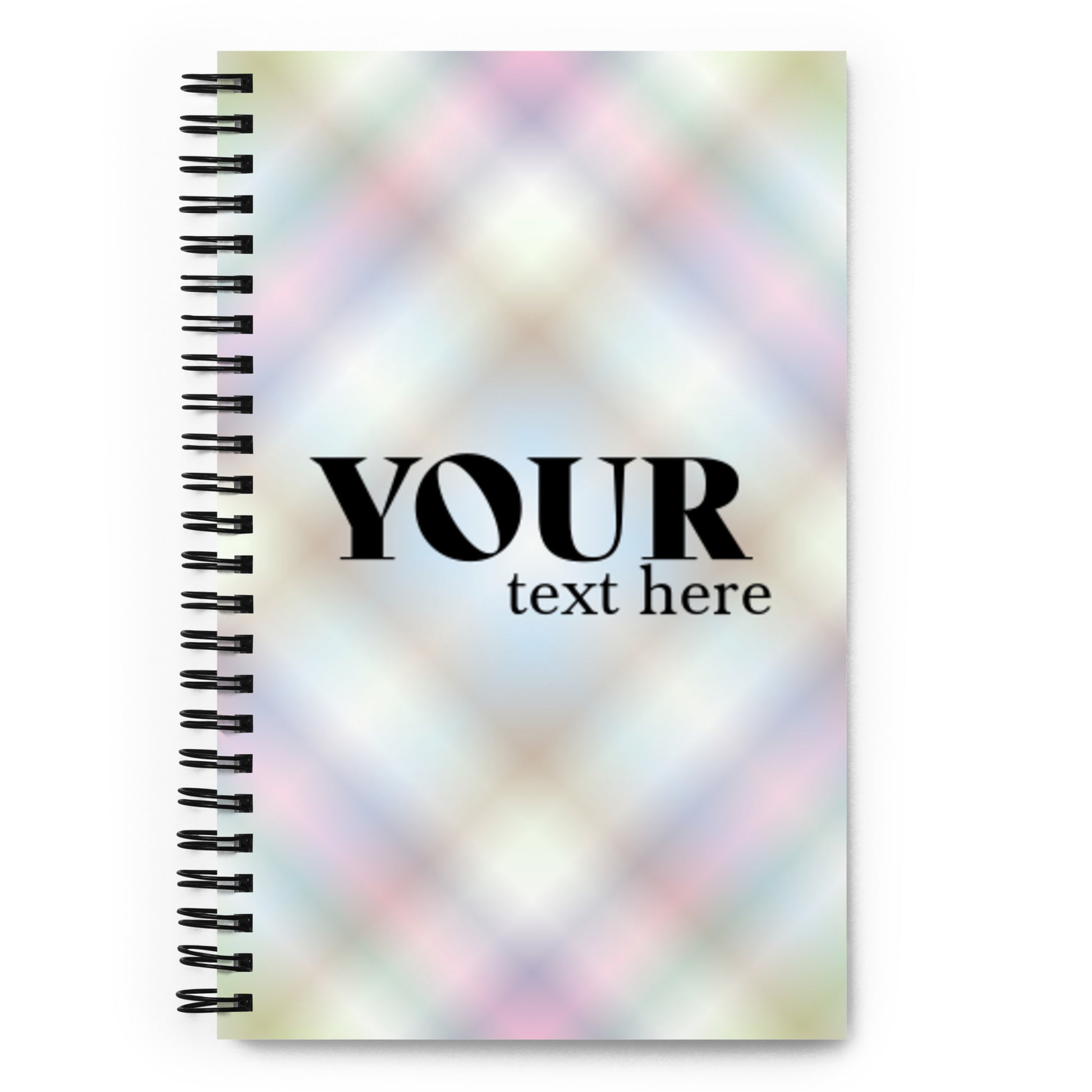 Pastel Spiral Dotted Line Notebook