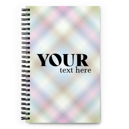 Pastel Spiral Dotted Line Notebook