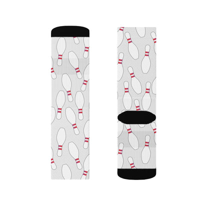 Bowling Pin Crew Socks S
