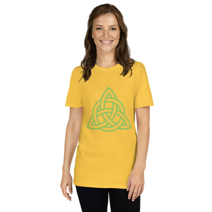 Celtic Knot Triangle Short-Sleeve Unisex T-Shirt Daisy