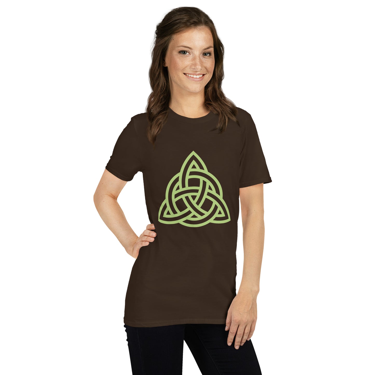 Celtic Knot Triangle Short-Sleeve Unisex T-Shirt