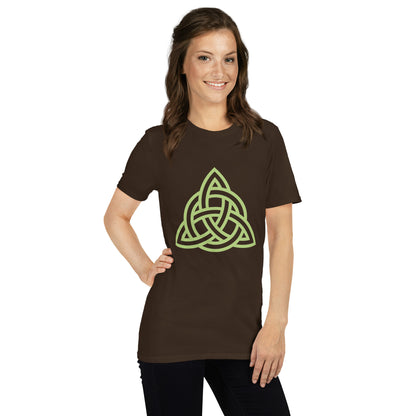 Celtic Knot Triangle Short-Sleeve Unisex T-Shirt