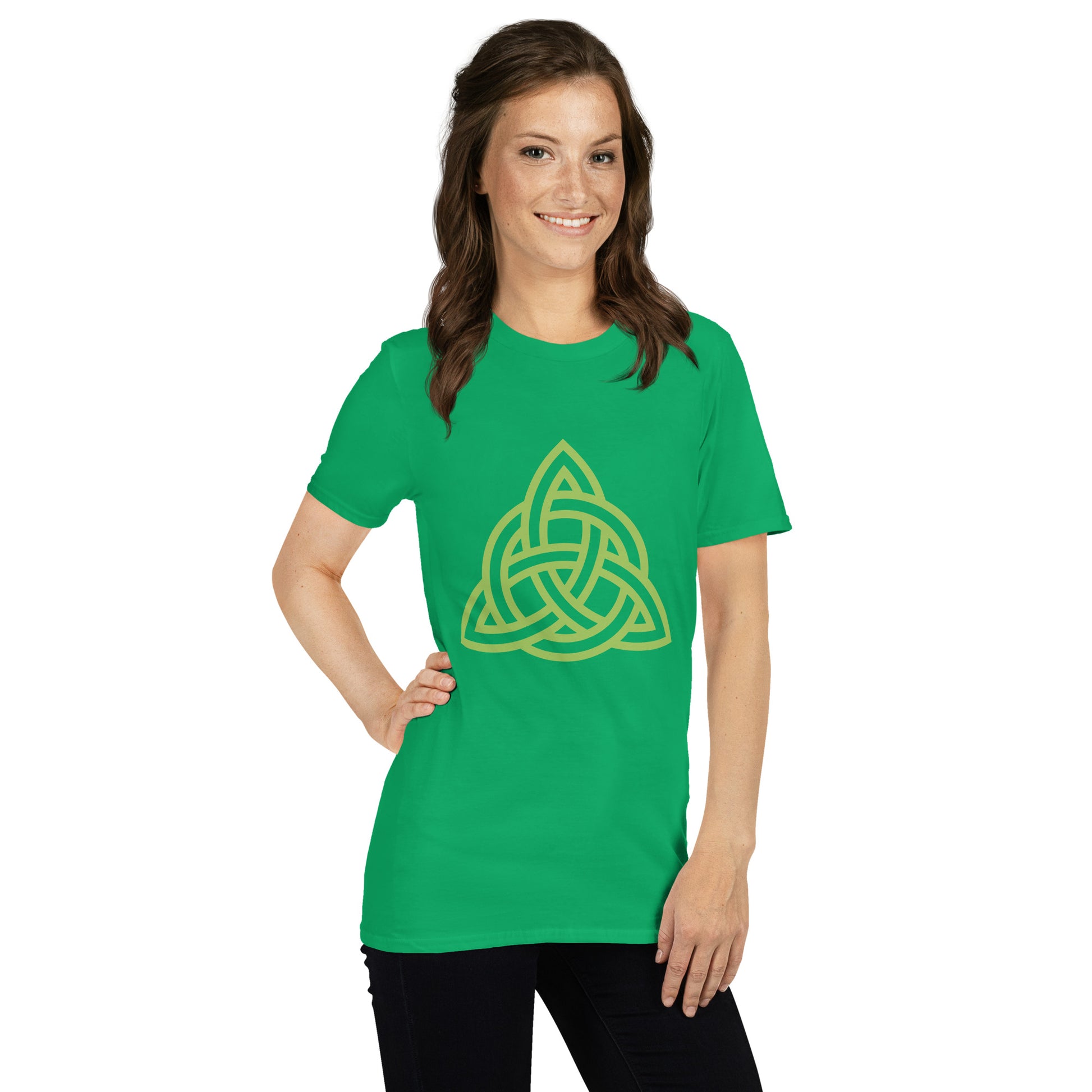 Celtic Knot Triangle Short-Sleeve Unisex T-Shirt