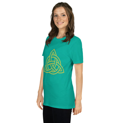Celtic Knot Triangle Short-Sleeve Unisex T-Shirt