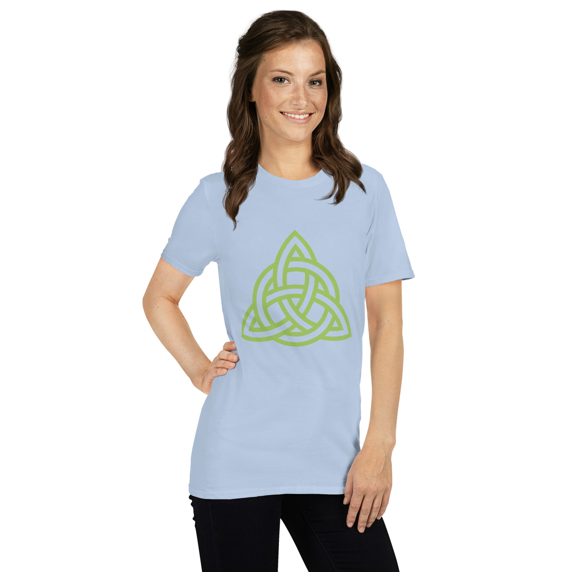 Celtic Knot Triangle Short-Sleeve Unisex T-Shirt