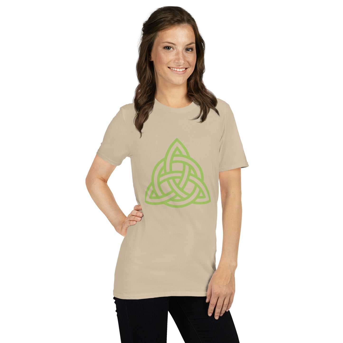 Celtic Knot Triangle Short-Sleeve Unisex T-Shirt