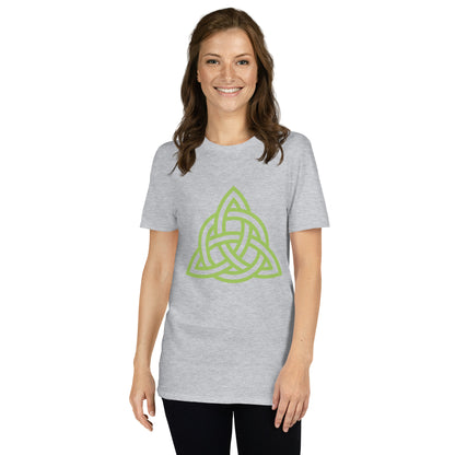 Celtic Knot Triangle Short-Sleeve Unisex T-Shirt Sport Grey