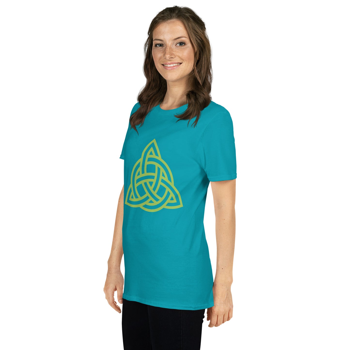 Celtic Knot Triangle Short-Sleeve Unisex T-Shirt
