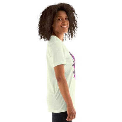 Thankful Grateful Blessed Pink Ladies Unisex t-shirt