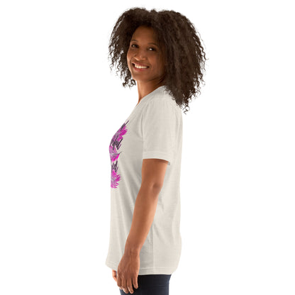 Thankful Grateful Blessed Pink Ladies Unisex t-shirt