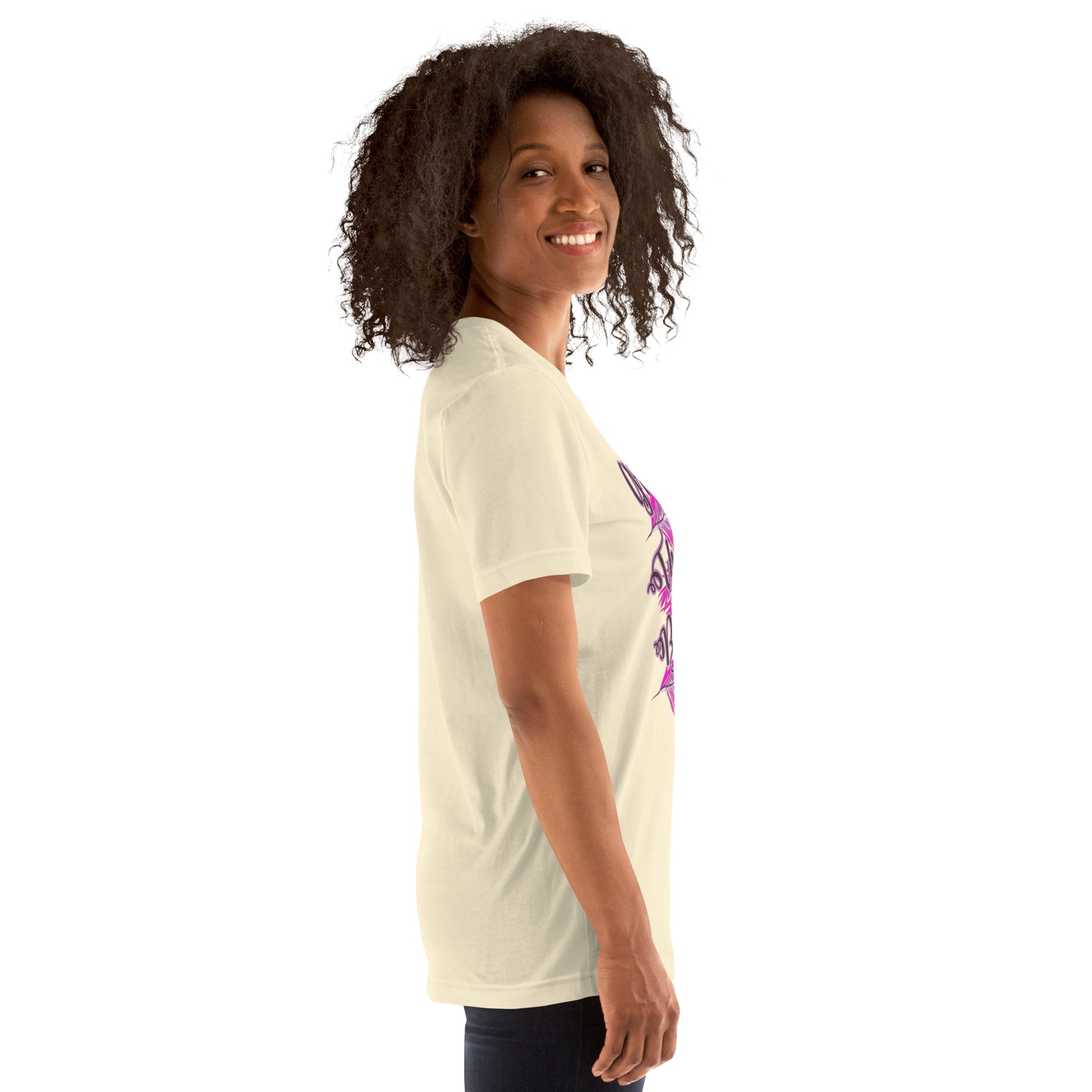 Thankful Grateful Blessed Pink Ladies Unisex t-shirt