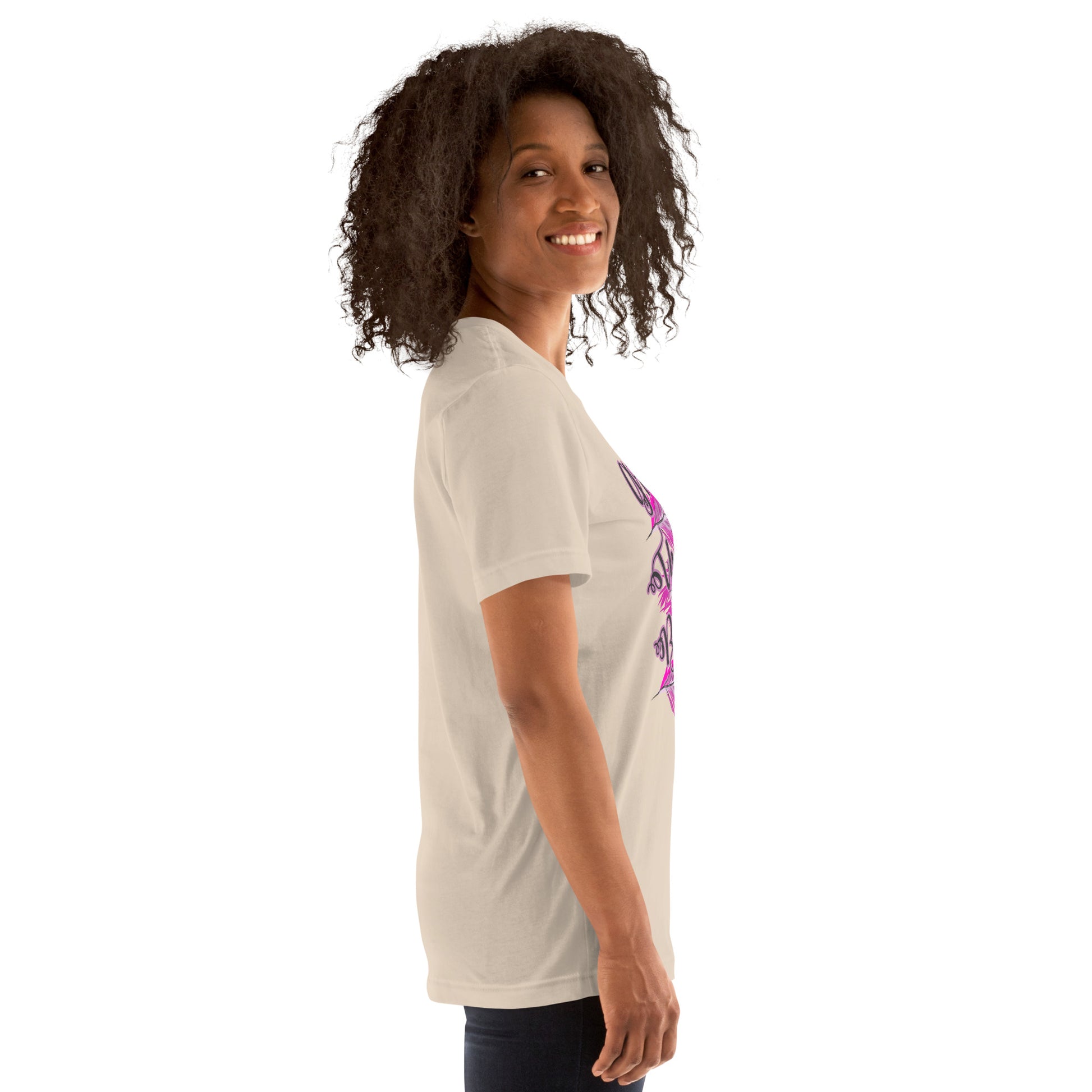 Thankful Grateful Blessed Pink Ladies Unisex t-shirt