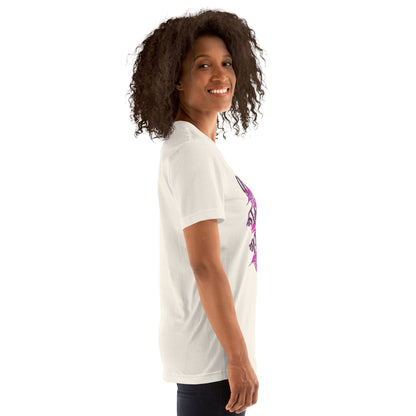 Thankful Grateful Blessed Pink Ladies Unisex t-shirt