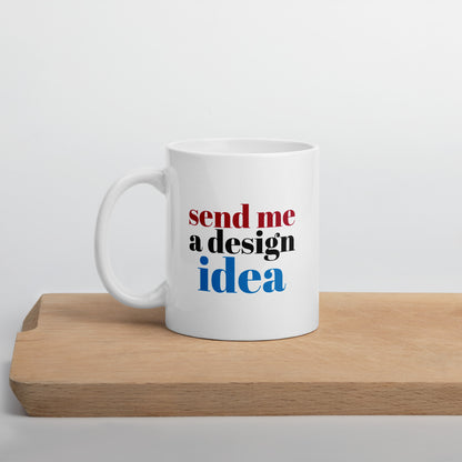 Personalized White glossy mug 11 oz White