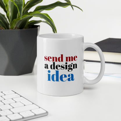 Personalized White glossy mug