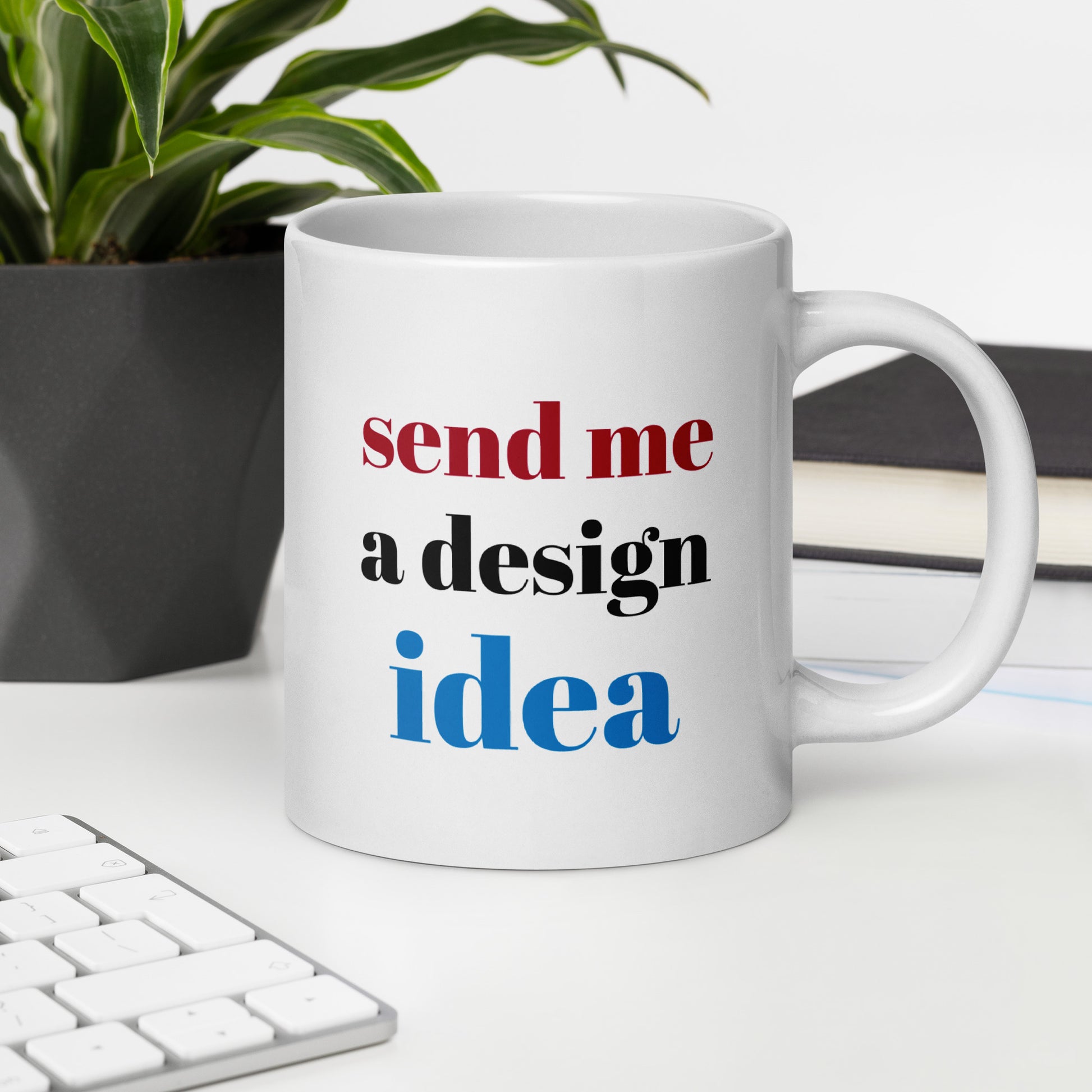 Personalized White glossy mug