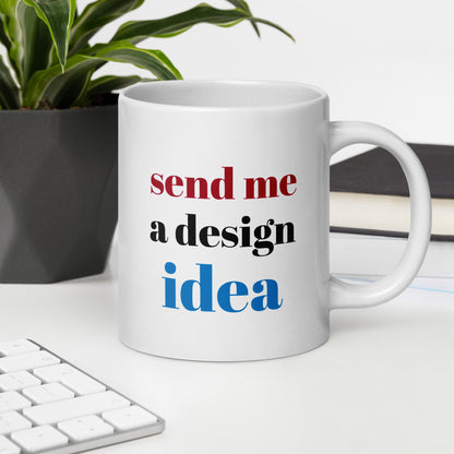 Personalized White glossy mug