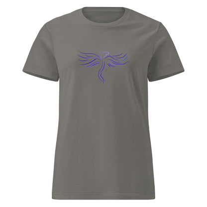 Guardian Angel Ladies Basic Tee Charcoal