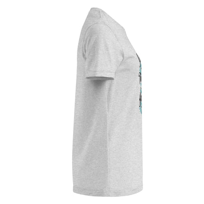 Grateful Thankful Blessed Teal Feathers Women’s Basic Tee