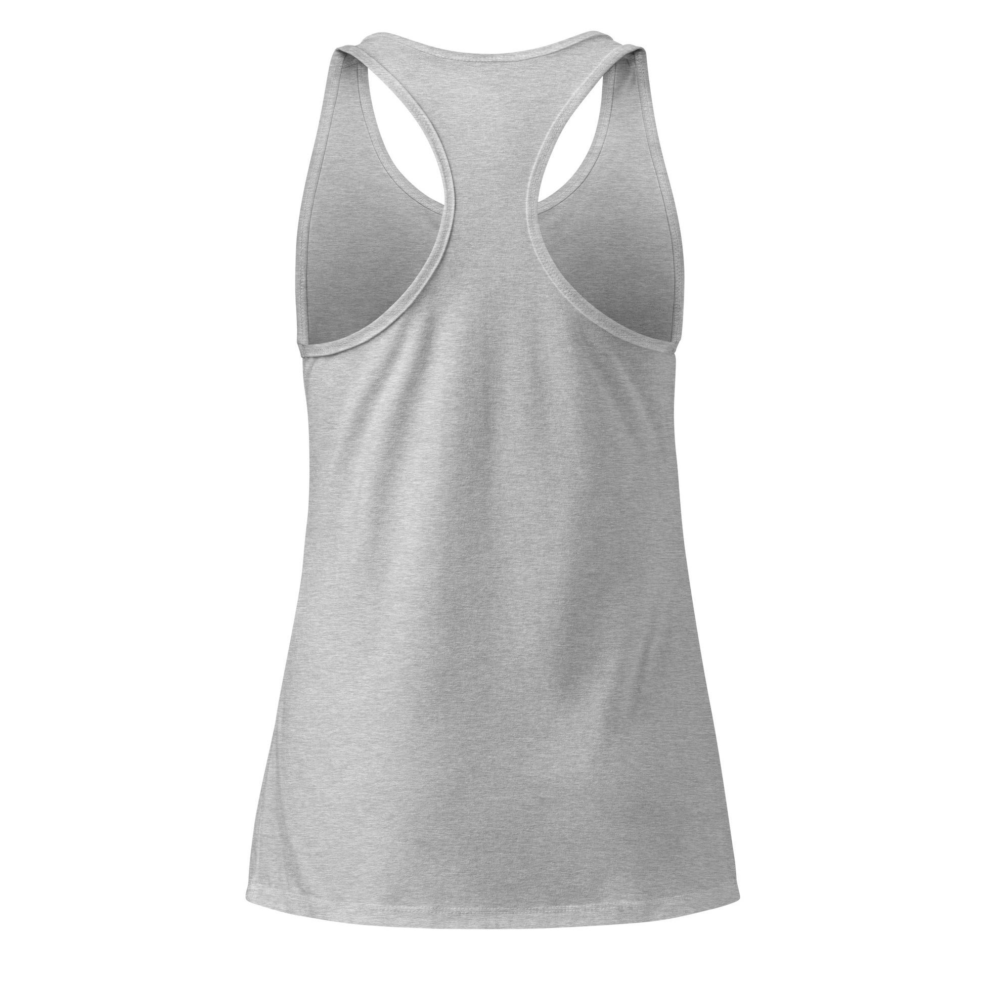 Bride with rings Women’s fitted racerback tank top