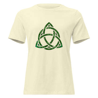 Celtic Trinity Knot Triquetra Bella + Canvas Ladies T-Shirt