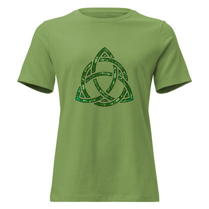 Celtic Trinity Knot Triquetra Bella + Canvas Ladies T-Shirt