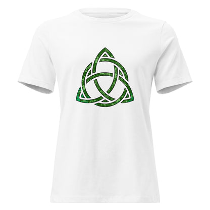 Celtic Trinity Knot Triquetra Bella + Canvas Ladies T-Shirt