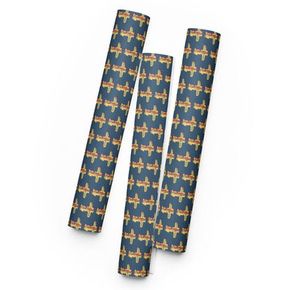 Bright Cross Wrapping paper sheets
