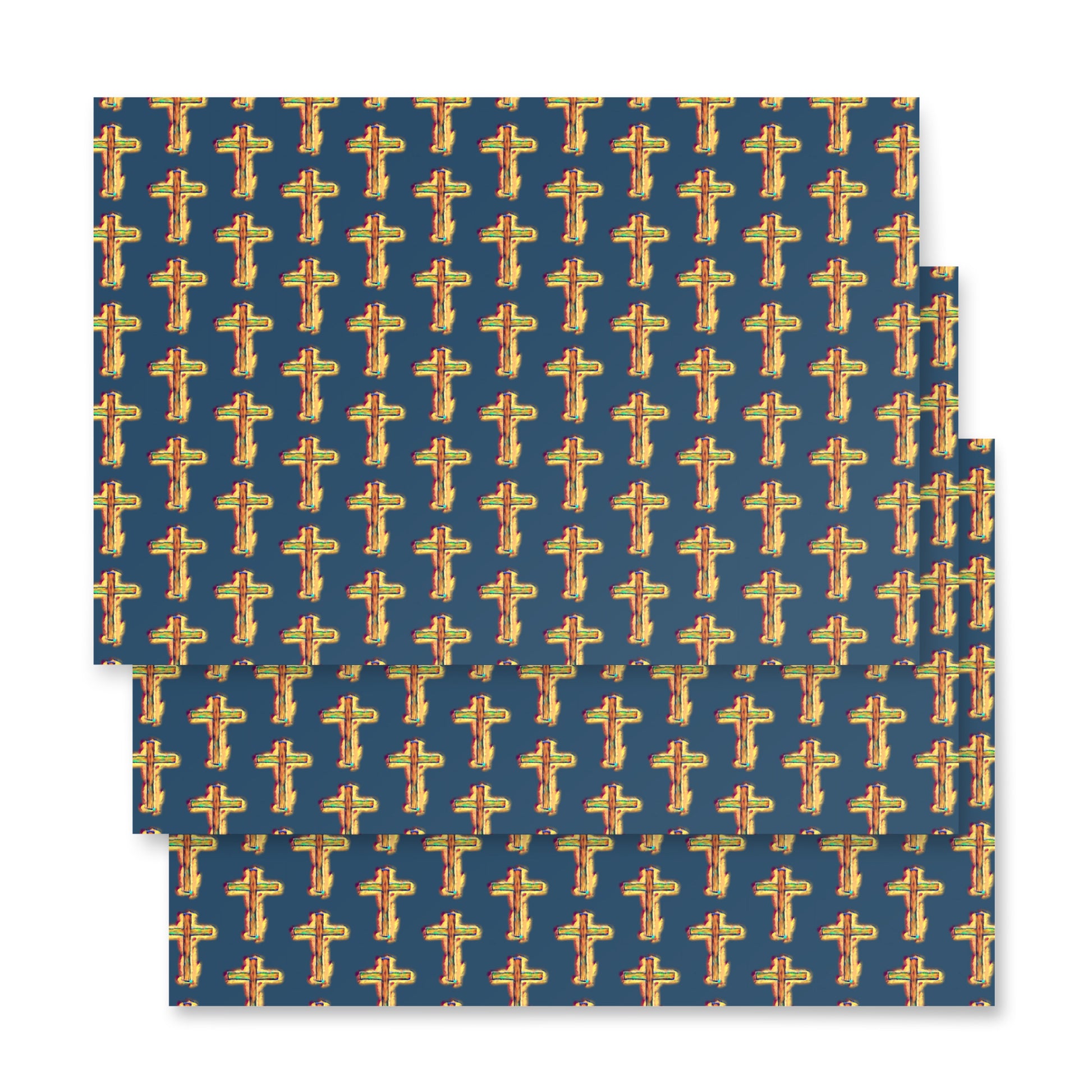Bright Cross Wrapping paper sheets