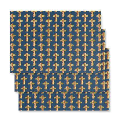 Bright Cross Wrapping paper sheets