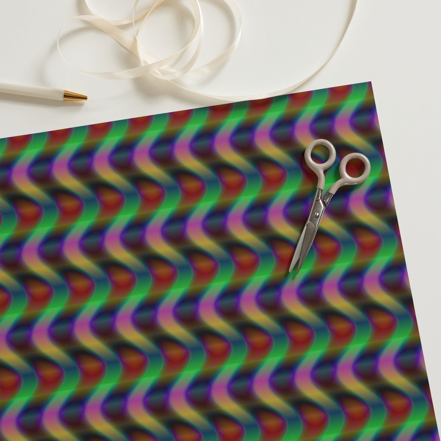Color Stripes Wrapping paper sheets