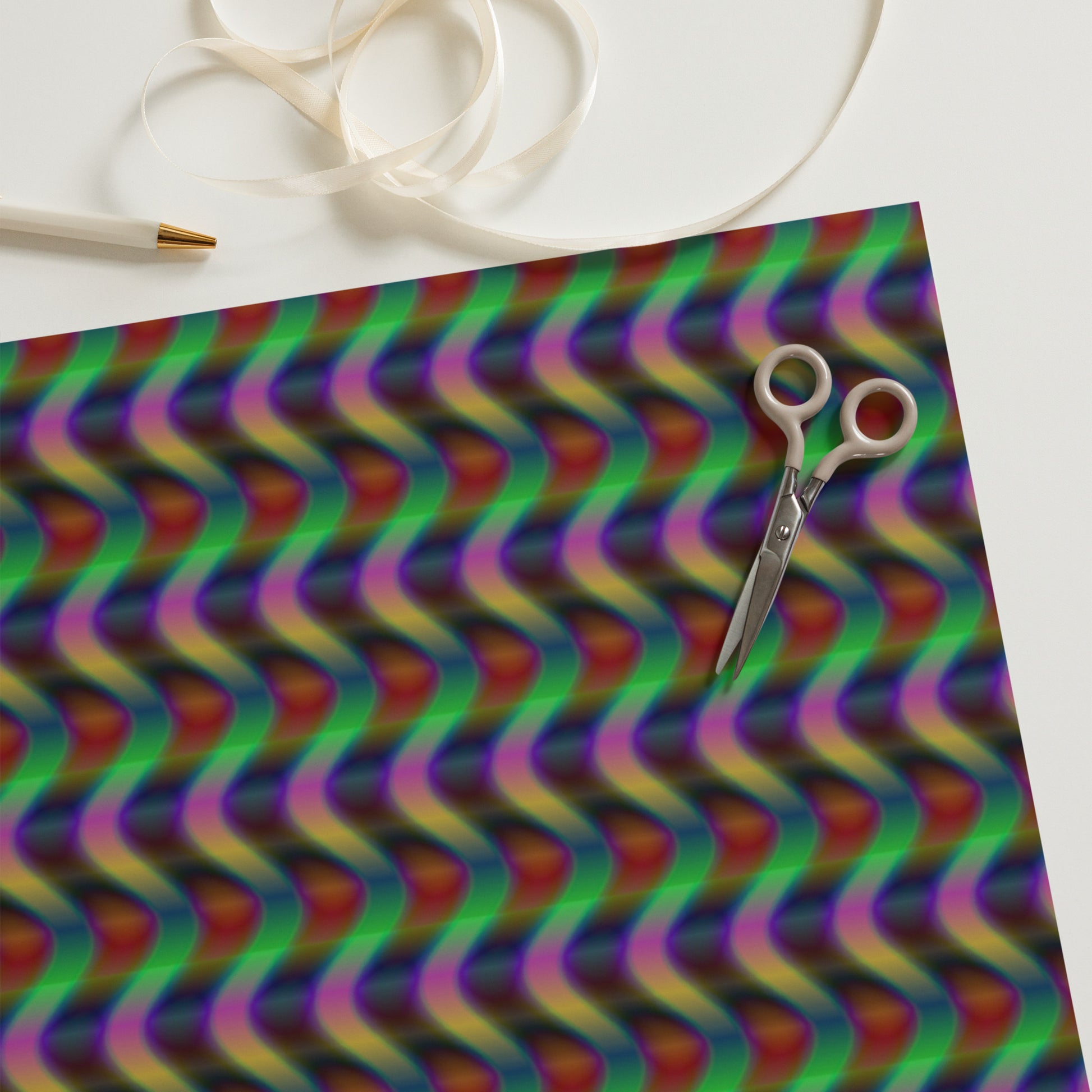 Color Stripes Wrapping paper sheets