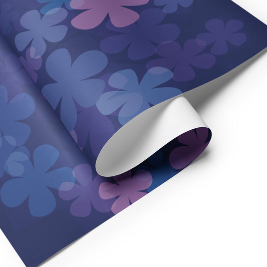 Purple Pink Blue Wrapping paper sheets