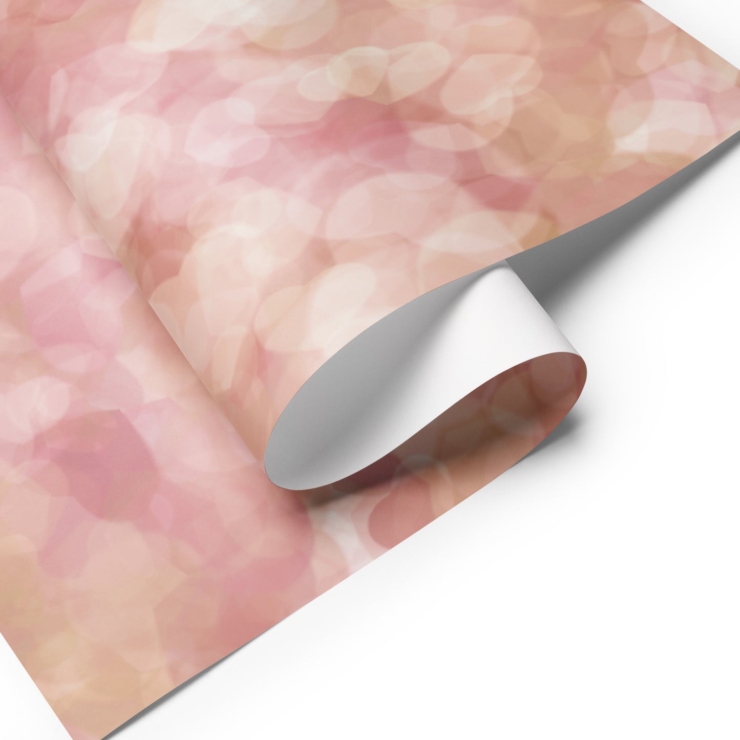 Peach Hearts Wrapping paper sheets