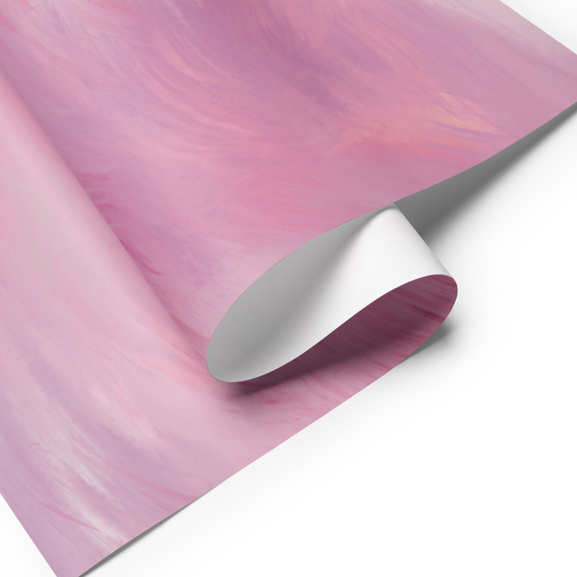 Pink Paint Brush Wrapping paper sheets